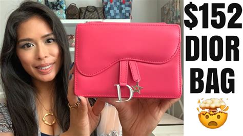 dior addict stellar shine set with pink saddle bag clutch